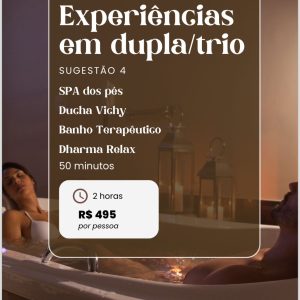 Experiência Dupla 04 - Preço por pessoa